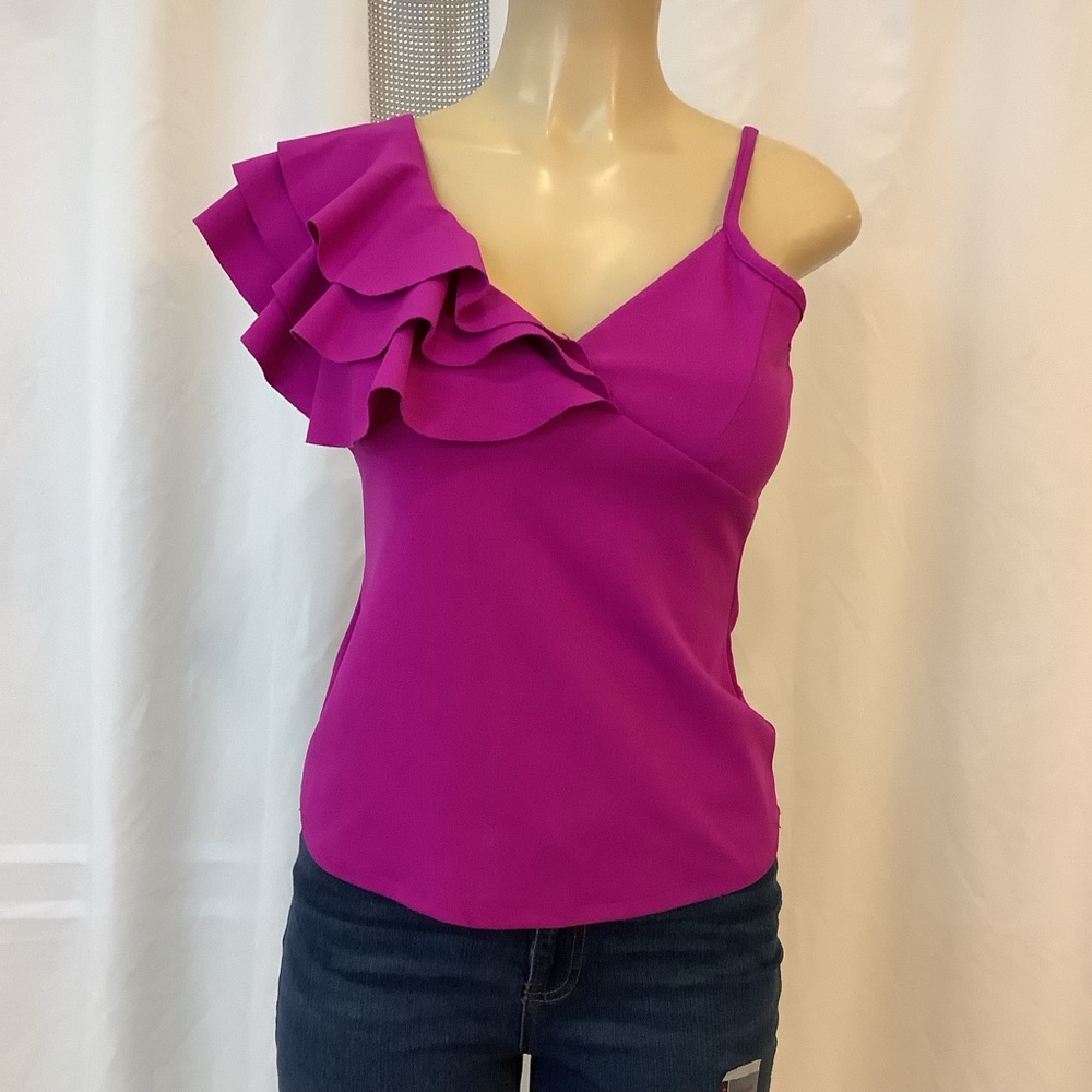 Small, Fuchsia, Cute Blouse. #Maxbella